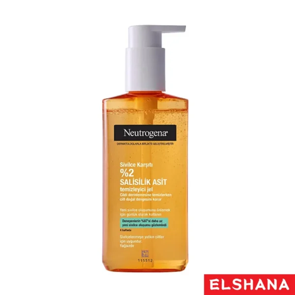 ژل شستشوی صورت ضد جوش و آکنه نوتروژینا NEUTROGENSA حجم 200 میل