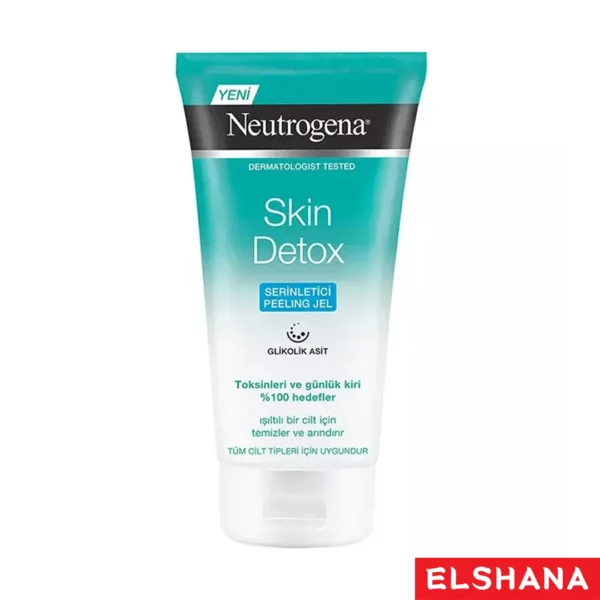 ژل اسکراب خنک کننده نوتروژینا NEUTROGENA مدل Skin Detox مناسب انواع پوست 150 میل
