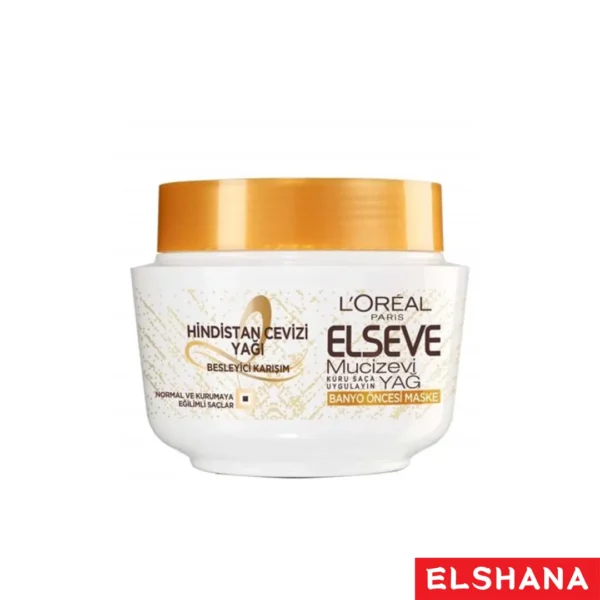 ماسک موی لورال  LOREAL Elseve مدل Mucizevi Yag حجم 300 میل